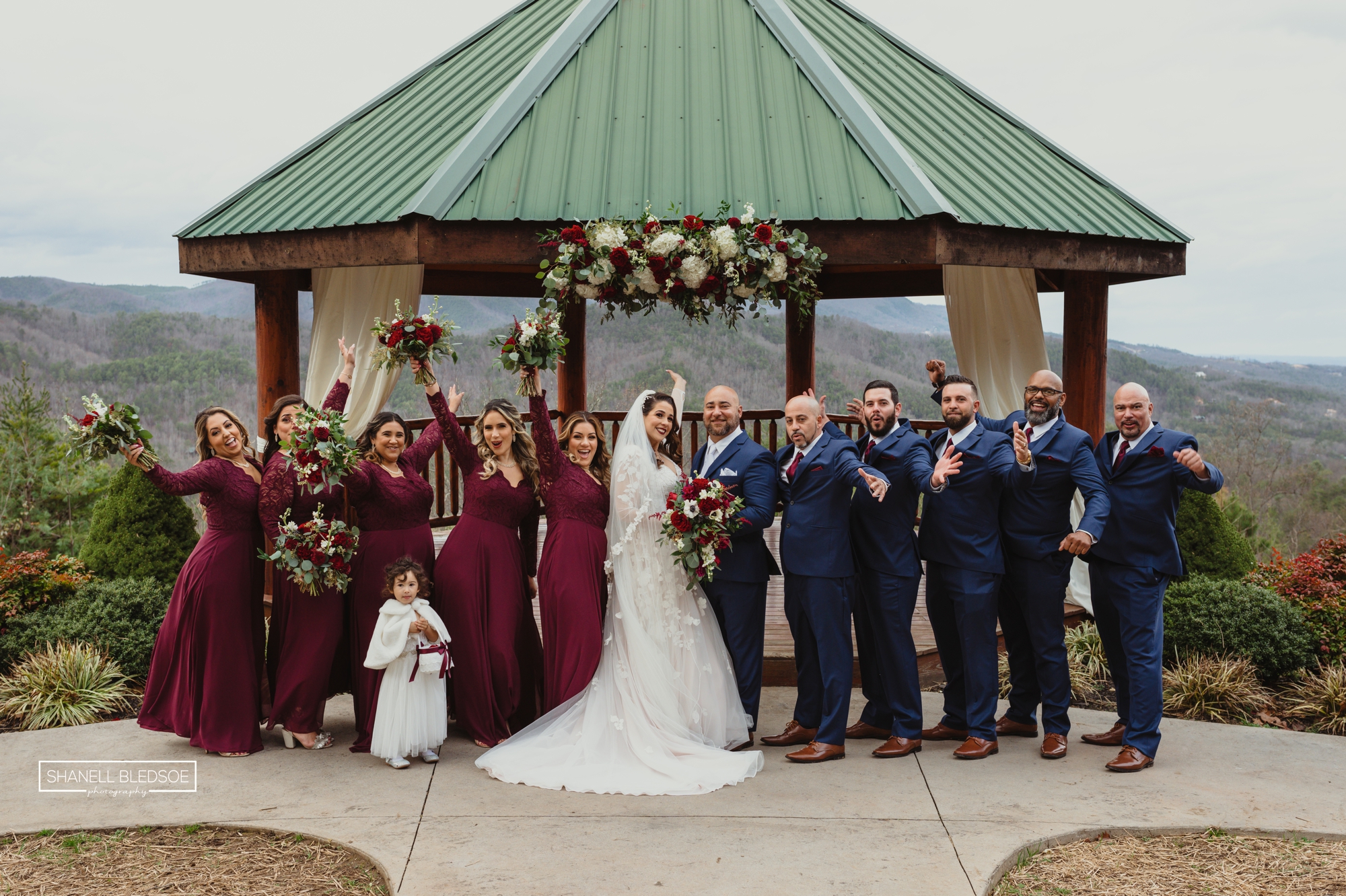 new year's day destination wedding in the smoky mountains