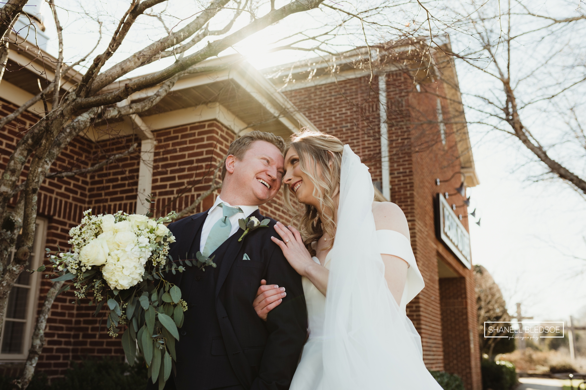 traditional church wedding in east Tennessee