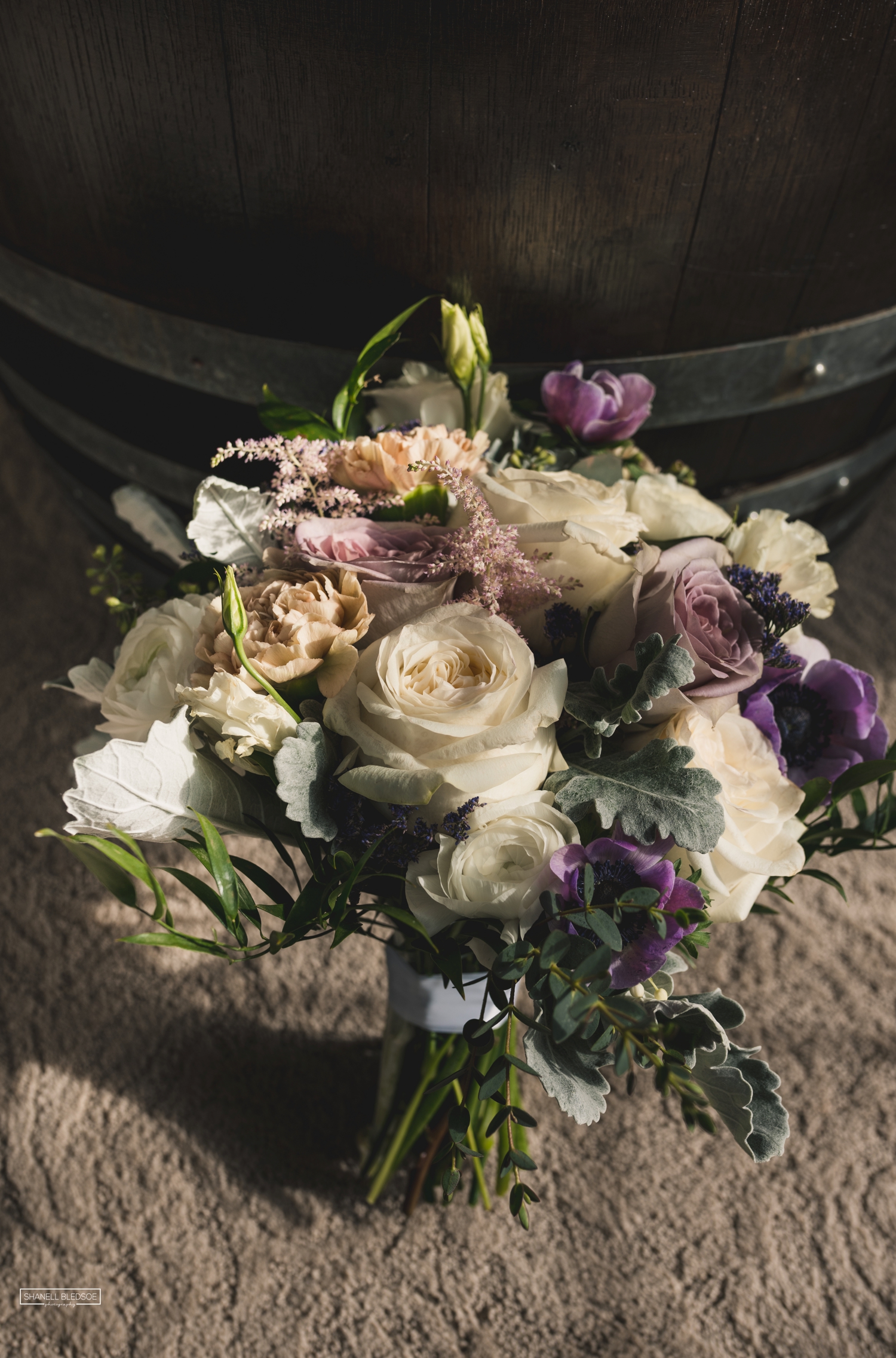 modern vintage bridal bouquet