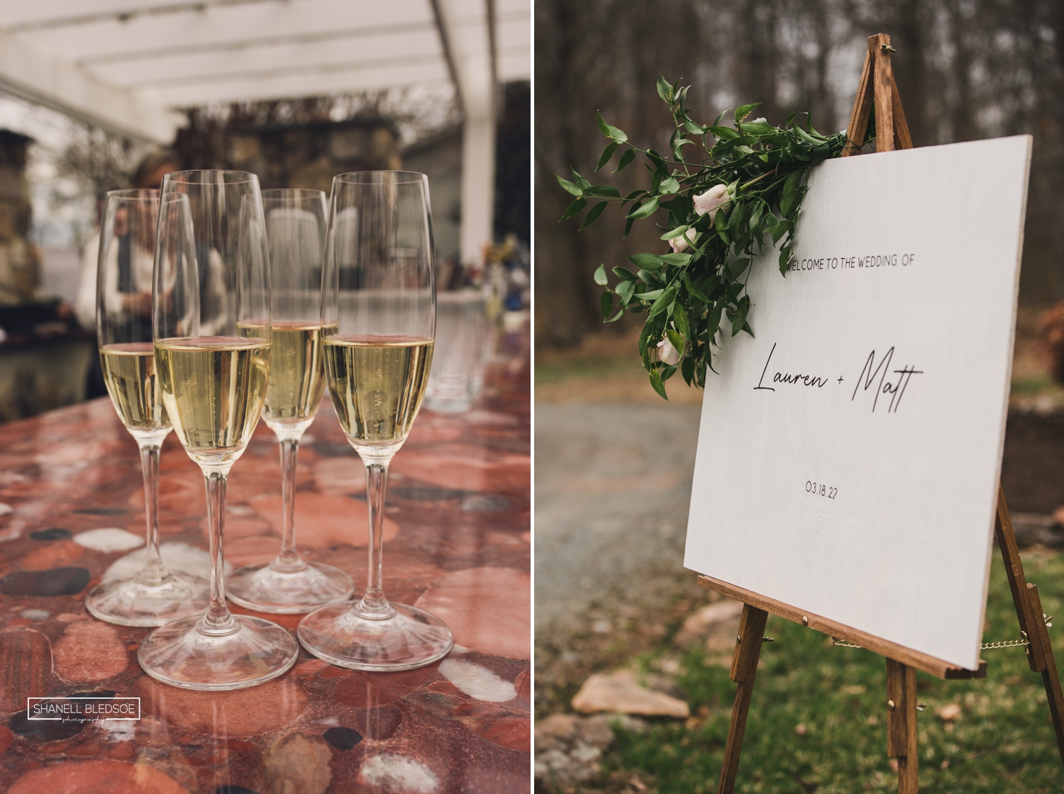 wedding details at Leesburg, VA winery