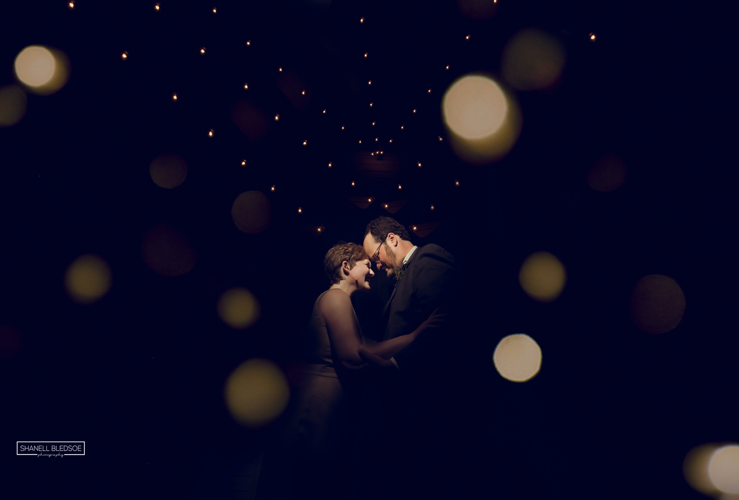 cinematic photo of bride and groom leaving Virginia winery wedding