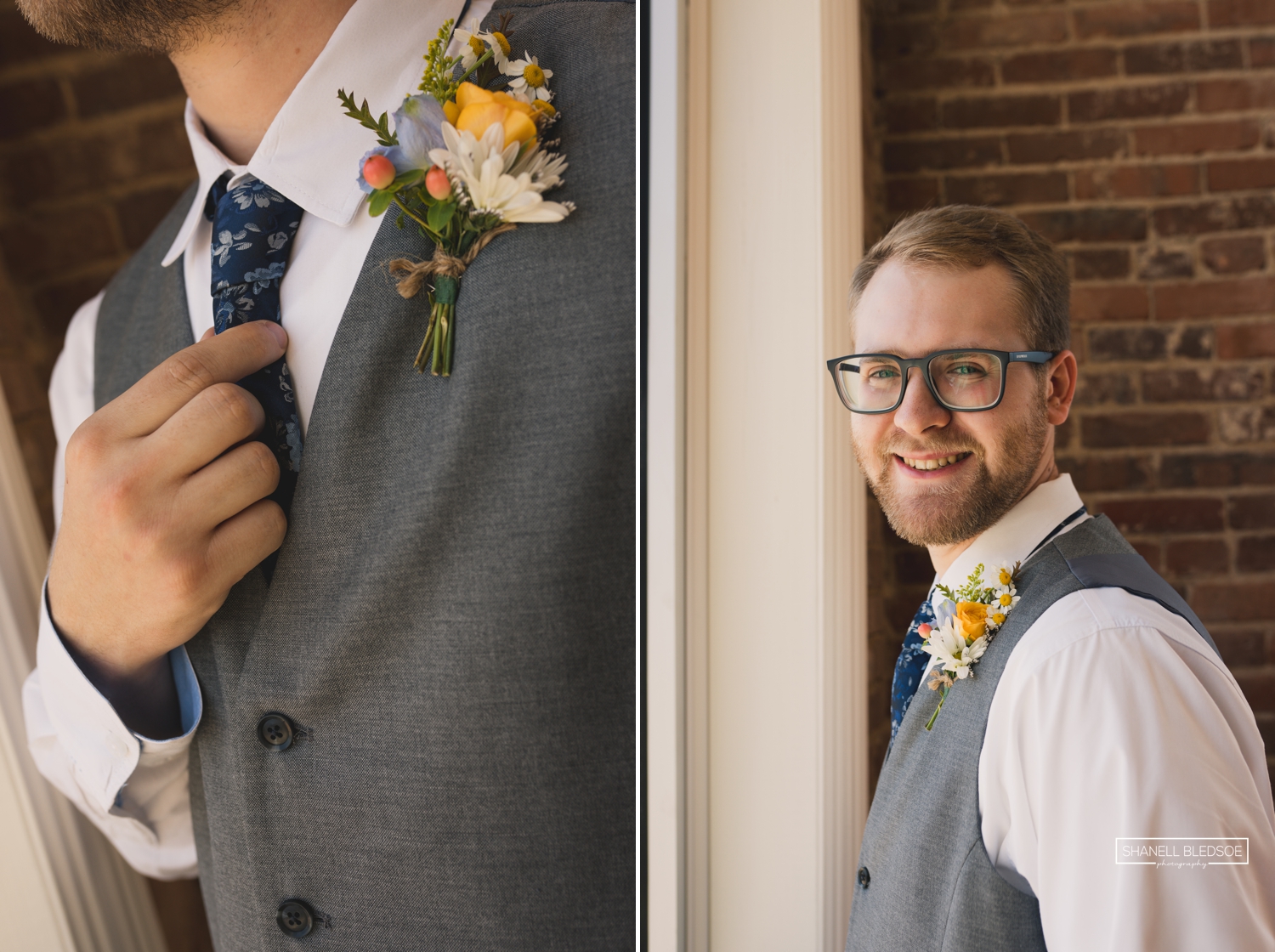 groom portrait at SkyView at Broadway Social in Maryville TN