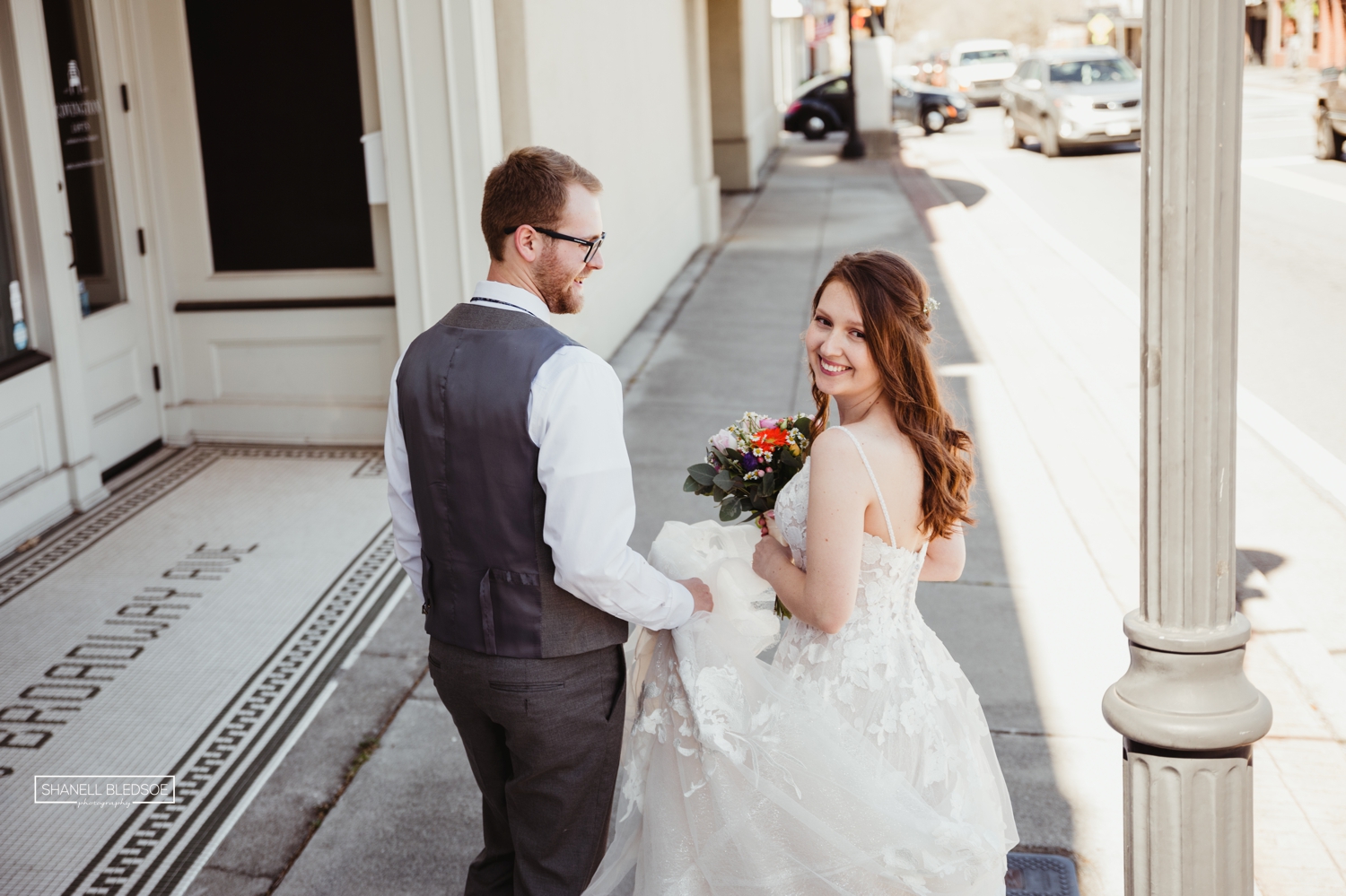 downtown Maryville TN wedding