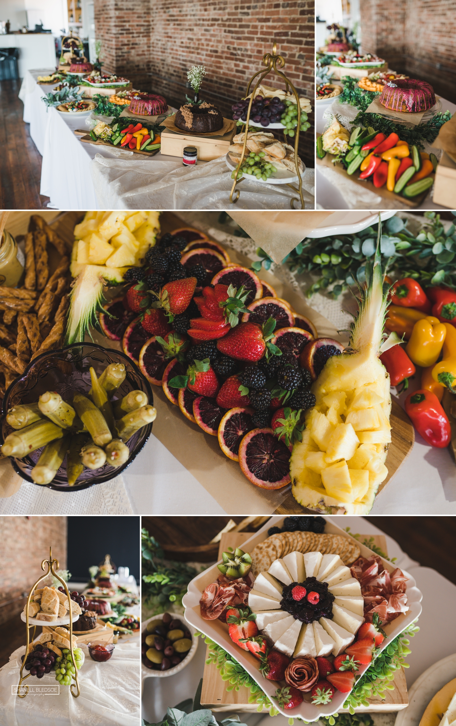 east TN wedding reception charcuterie table