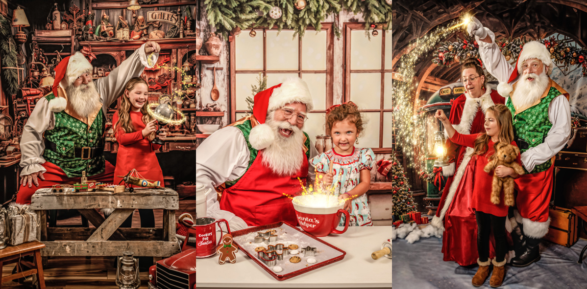 knoxville photos with Santa fine art portraits